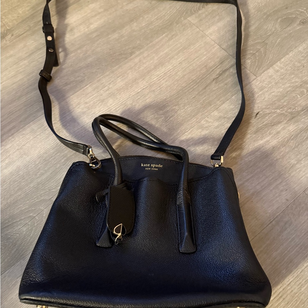 Kate Spade Navy Leather Shoulder Bag